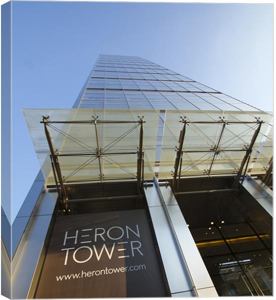 Heron Tower London Canvas Print by David French