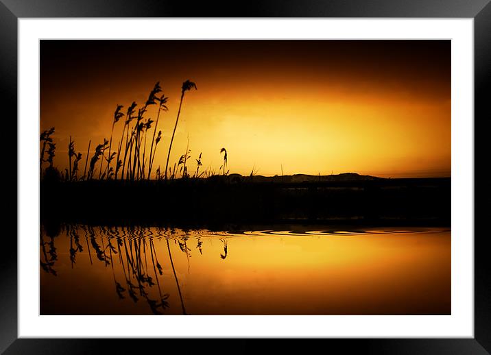 Sunsets on a perfect day Framed Mounted Print by Jay Ticehurst