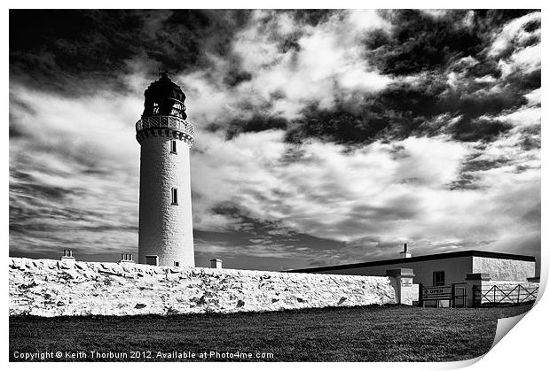 Mull of Galloway Lighthouse Print by Keith Thorburn EFIAP/b