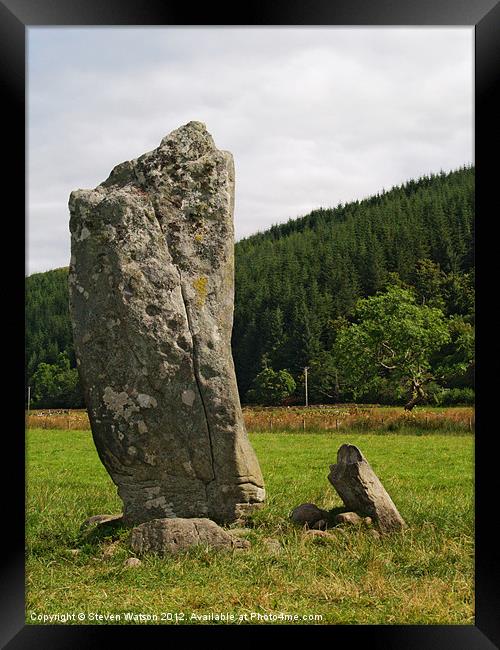 Megalith Framed Print by Steven Watson