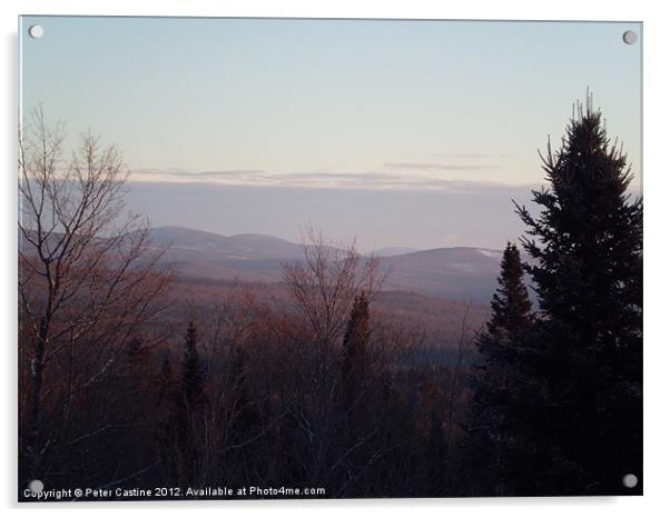 View from Prospect Mtn Acrylic by Peter Castine
