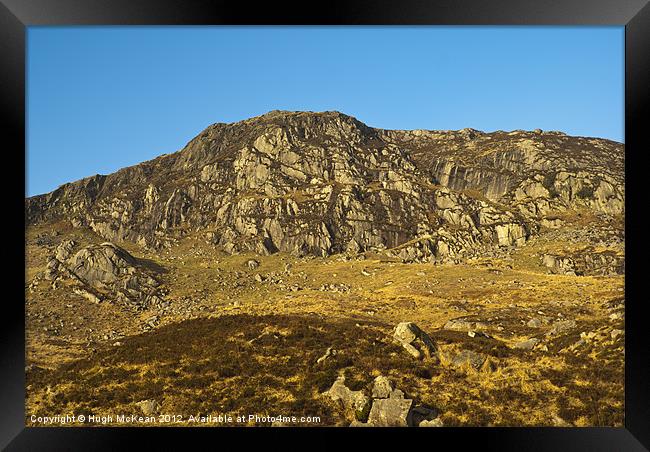 Landscape, Craigdews Hill, Galloway Forest park, S Framed Print by Hugh McKean