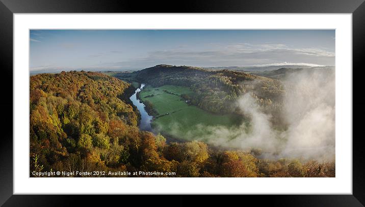 Symonds Yat Dawn Framed Mounted Print by Creative Photography Wales