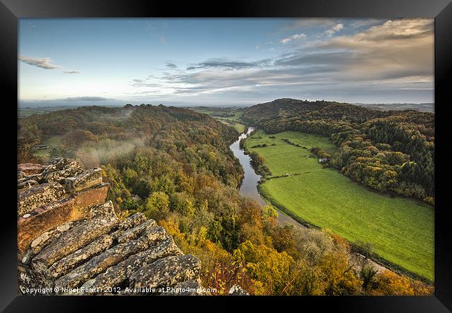 Symonds Yat Dawn Framed Print by Creative Photography Wales