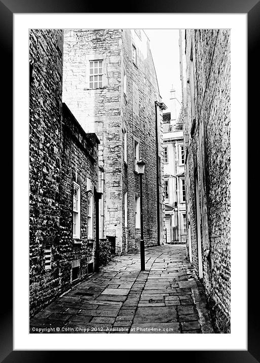 Back street Framed Mounted Print by Colin Chipp