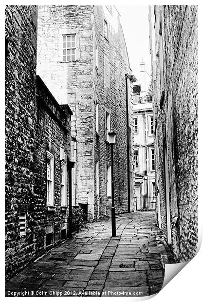 Back street Print by Colin Chipp