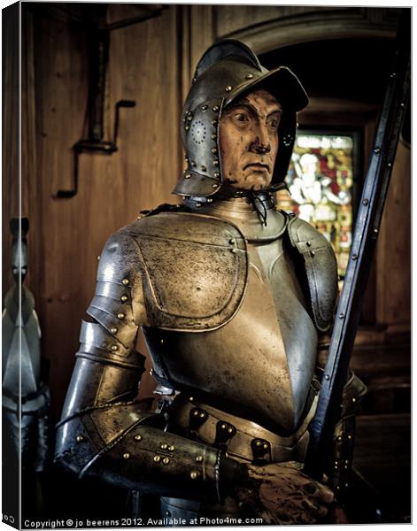 knight in shining armour Canvas Print by Jo Beerens