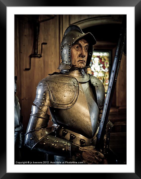 knight in shining armour Framed Mounted Print by Jo Beerens