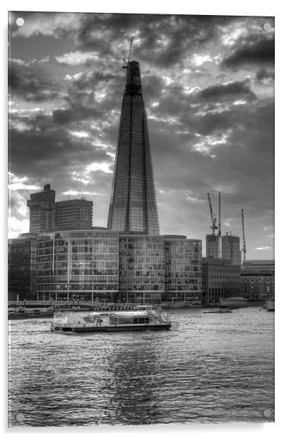 The London Shard Acrylic by Sara Messenger