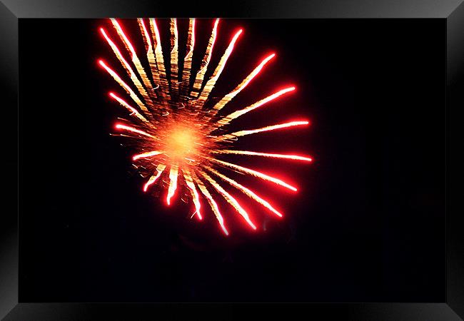 Fourth of July sky in Montana Framed Print by Larry Stolle