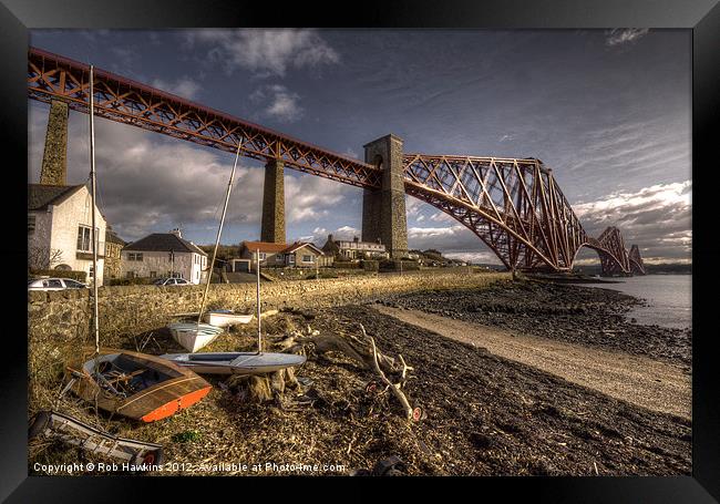 The Forth Rail Bridge Framed Print by Rob Hawkins