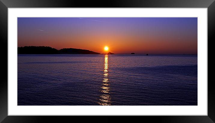 Sunrise Over Torbay Framed Mounted Print by Paul Mirfin