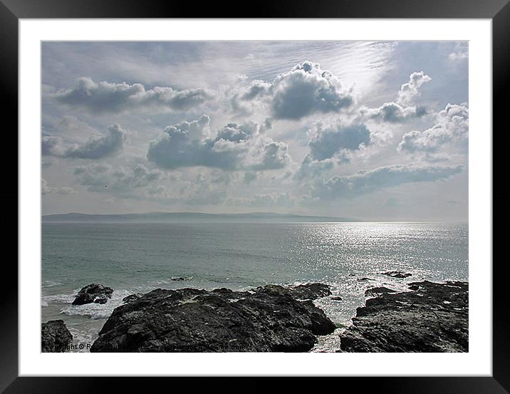 A Perfect Cornish Afternoon Framed Mounted Print by Roger Butler