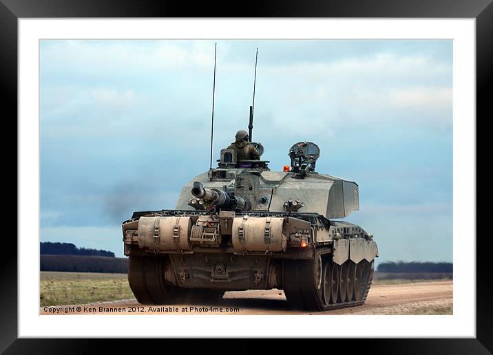 FV4034 Challenger 2 Framed Mounted Print by Oxon Images