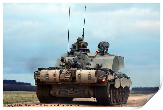 FV4034 Challenger 2 Print by Oxon Images