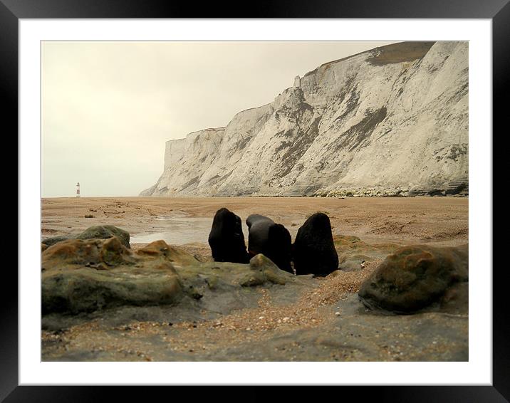 The Cliffs Framed Mounted Print by camera man