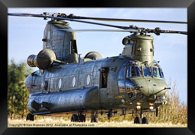 RAF Chinook Framed Print by Oxon Images