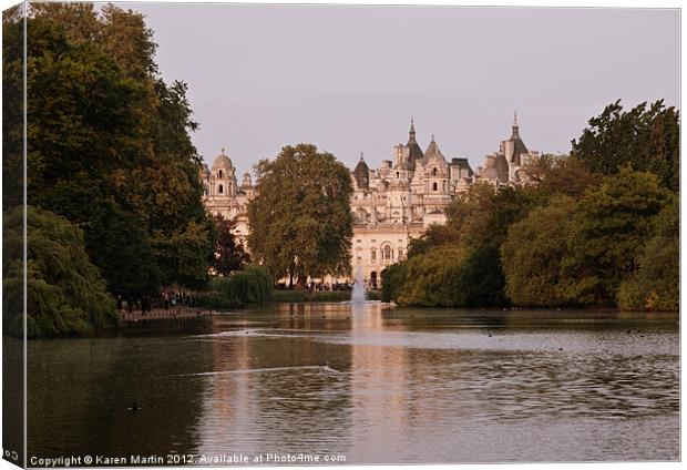View From St James's Park Canvas Print by Karen Martin