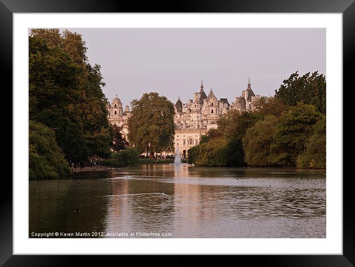 View From St James's Park Framed Mounted Print by Karen Martin