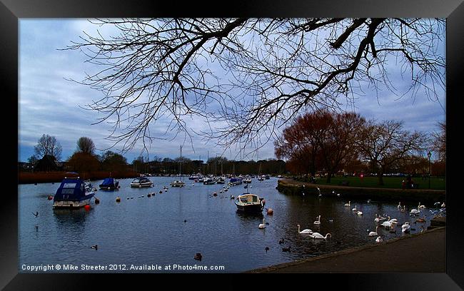 Christchurch Quay 2 Framed Print by Mike Streeter