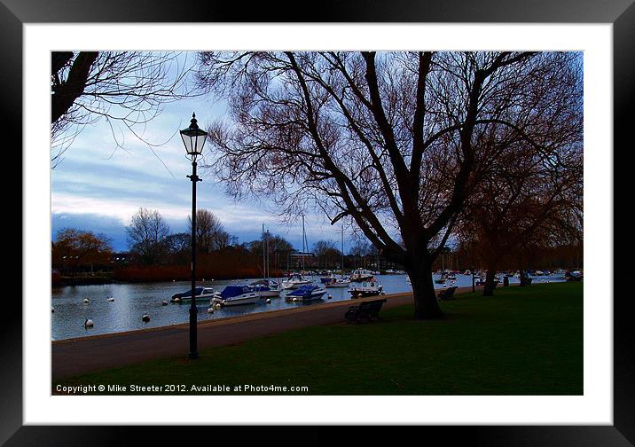 Christchurch Quay 3 Framed Mounted Print by Mike Streeter