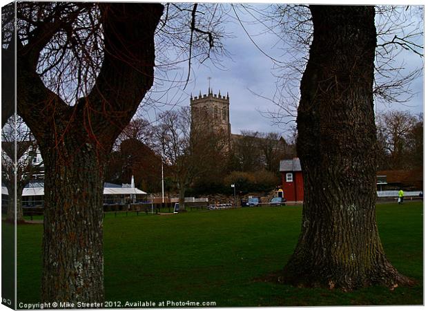 Christchurch Priory Canvas Print by Mike Streeter