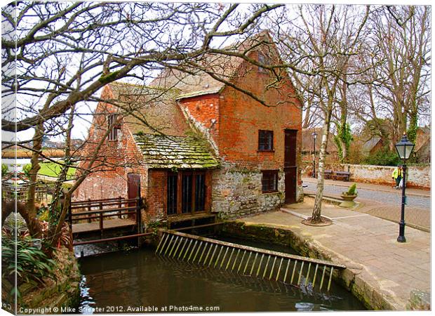 Place Mill Canvas Print by Mike Streeter