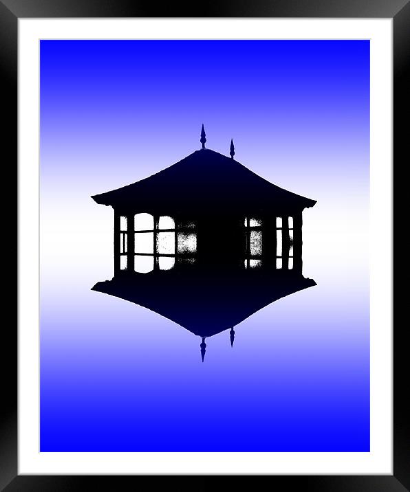 Pagoda Framed Mounted Print by Sharon Lisa Clarke