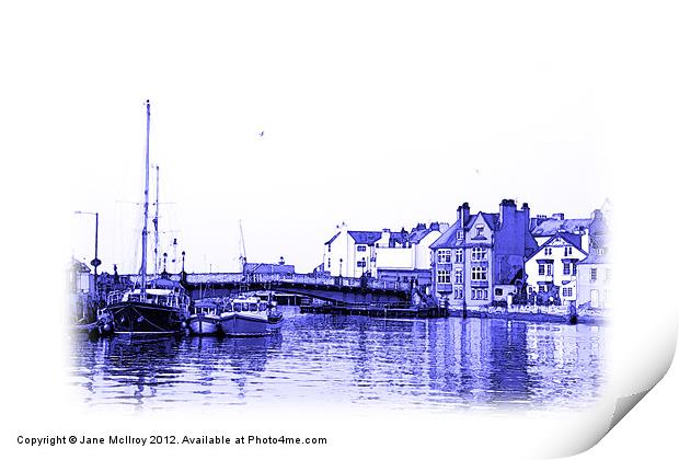 Whitby, North Yorkshire, England Print by Jane McIlroy