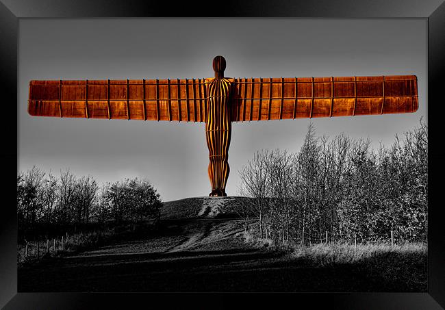 Majestic Angel of the North  Framed Print by Northeast Images