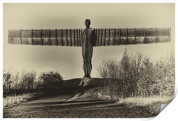 Angel of the north Print by Northeast Images