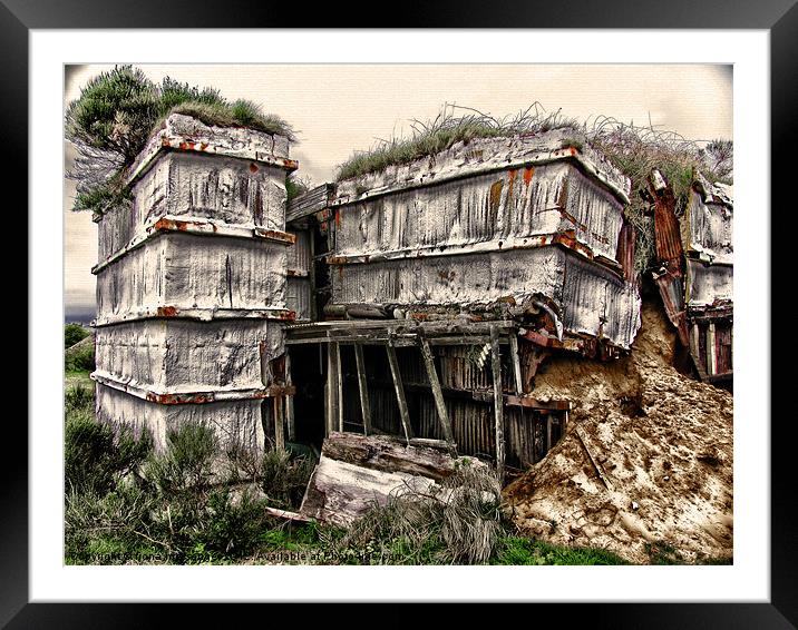Derelict Building Framed Mounted Print by Fiona Messenger