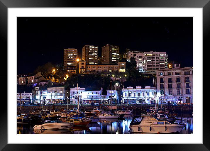 Torquay Harbour Framed Mounted Print by Paul Mirfin
