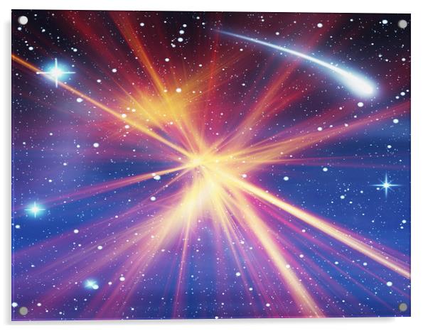Starlight Express. Acrylic by Heather Goodwin
