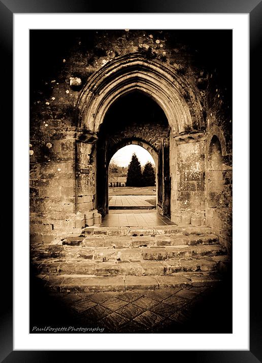 door to the past Framed Mounted Print by paul forgette