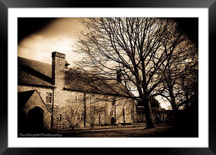 abbey house Framed Mounted Print by paul forgette