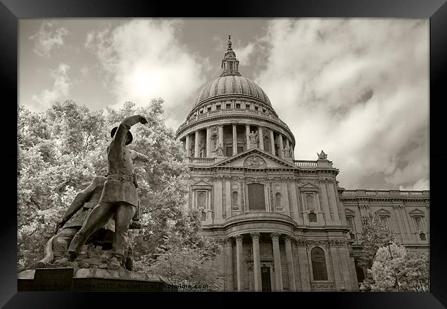 St Paul's Cathedral Framed Print by Ian Collins