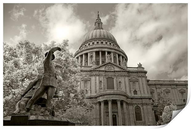 St Paul's Cathedral Print by Ian Collins