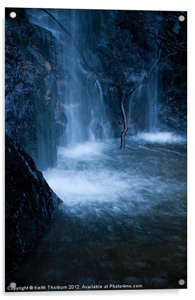 Waterfall Acrylic by Keith Thorburn EFIAP/b