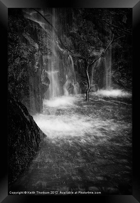 Waterfall Framed Print by Keith Thorburn EFIAP/b