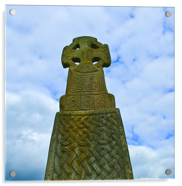 Celtic Cross Acrylic by Steve Purnell