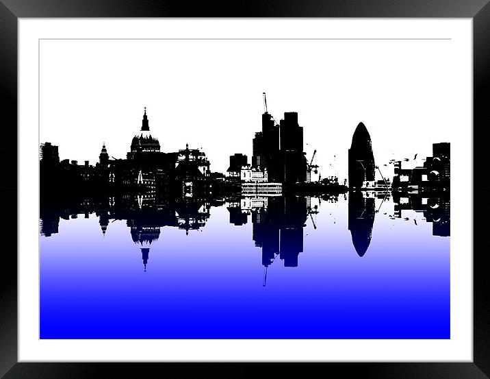 City of Culture Framed Mounted Print by Sharon Lisa Clarke