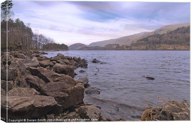 Lake Thirlmere Canvas Print by Darren Smith
