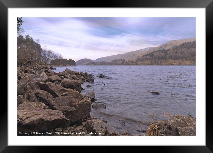 Lake Thirlmere Framed Mounted Print by Darren Smith