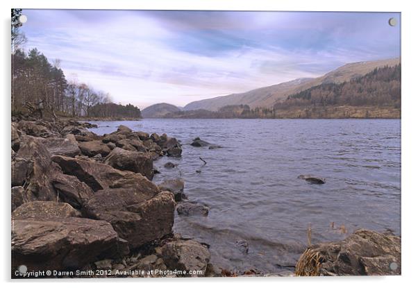 Lake Thirlmere Acrylic by Darren Smith