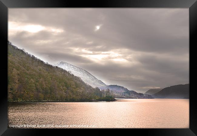Sunset Thirlmere Framed Print by Darren Smith