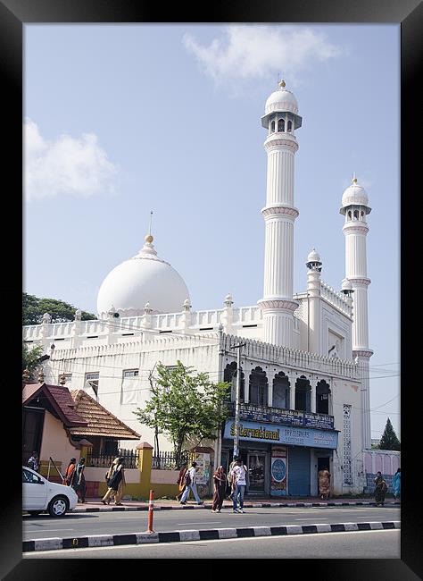 palhayam mosque Framed Print by Hassan Najmy