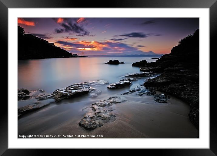 Rocks of Gordon Framed Mounted Print by Mark Lucey