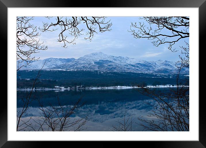 Coniston Old Man Lake District Framed Mounted Print by Richard Nichols