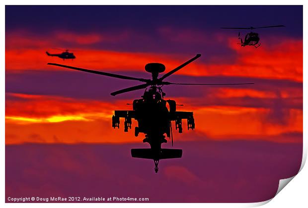 Apache sunset Print by Doug McRae